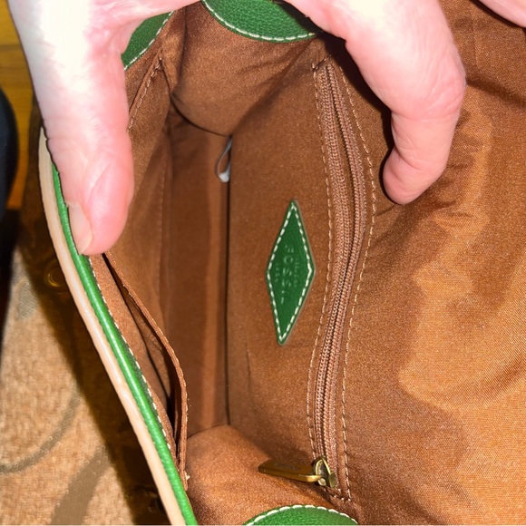 Green fossil crossbody bag - Picture 6 of 8